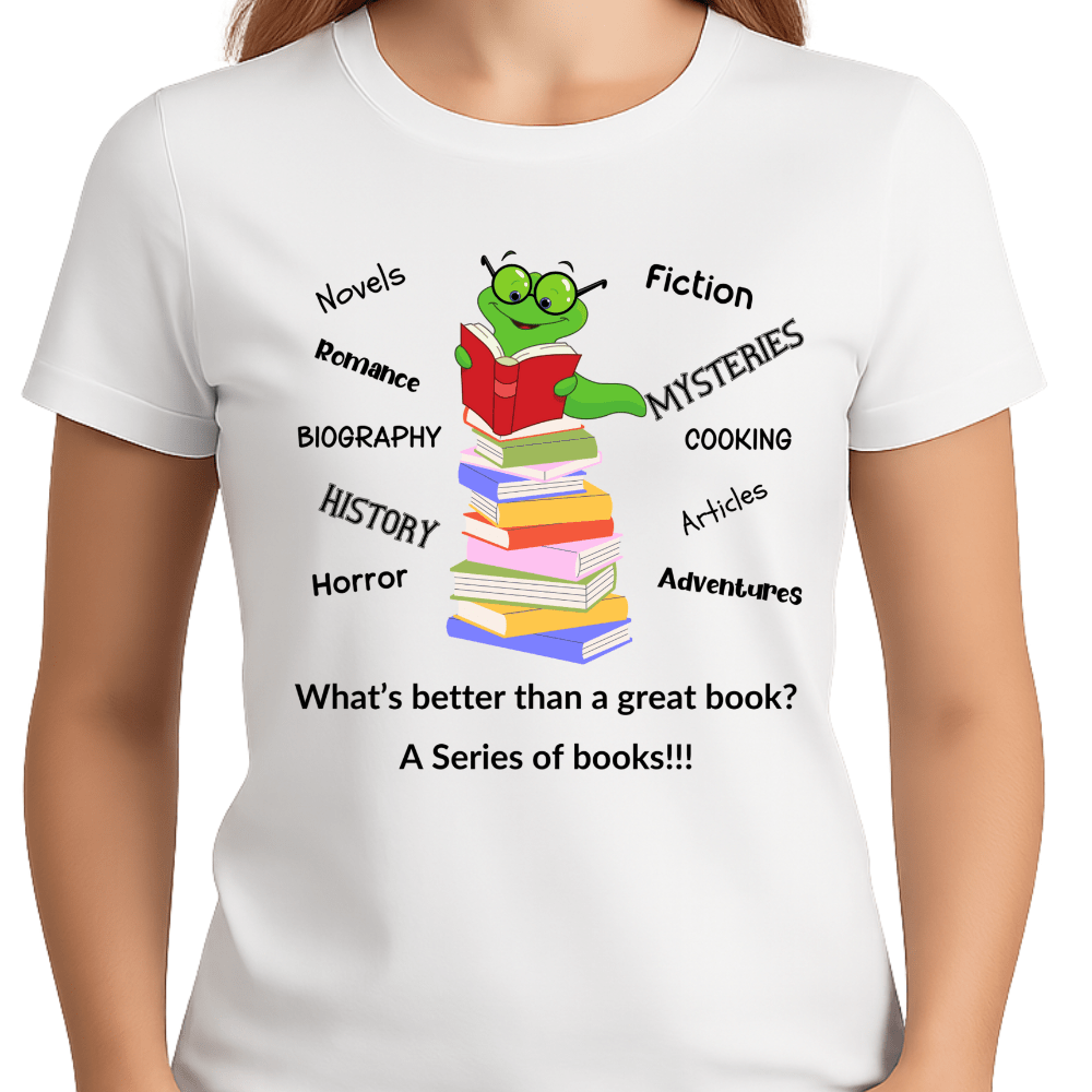 Bookworm Bliss Tee – A Series Worth Wearing!