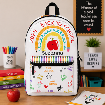 Personalized 2024 Back To School Backpack