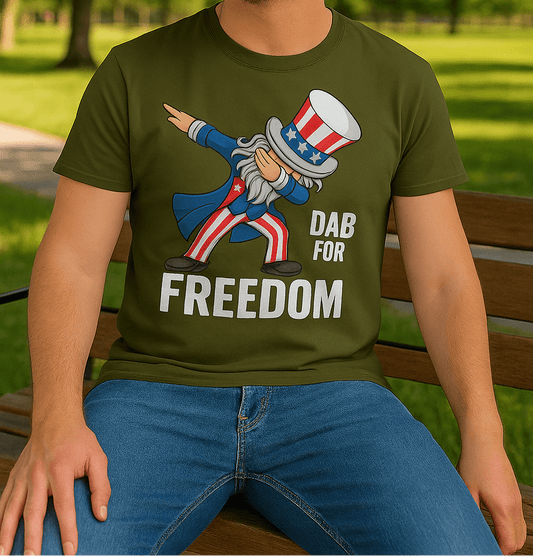 Uncle Sam Dabbing for Freedom