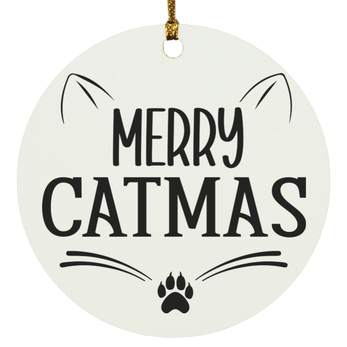 Merry Catmas Ornament