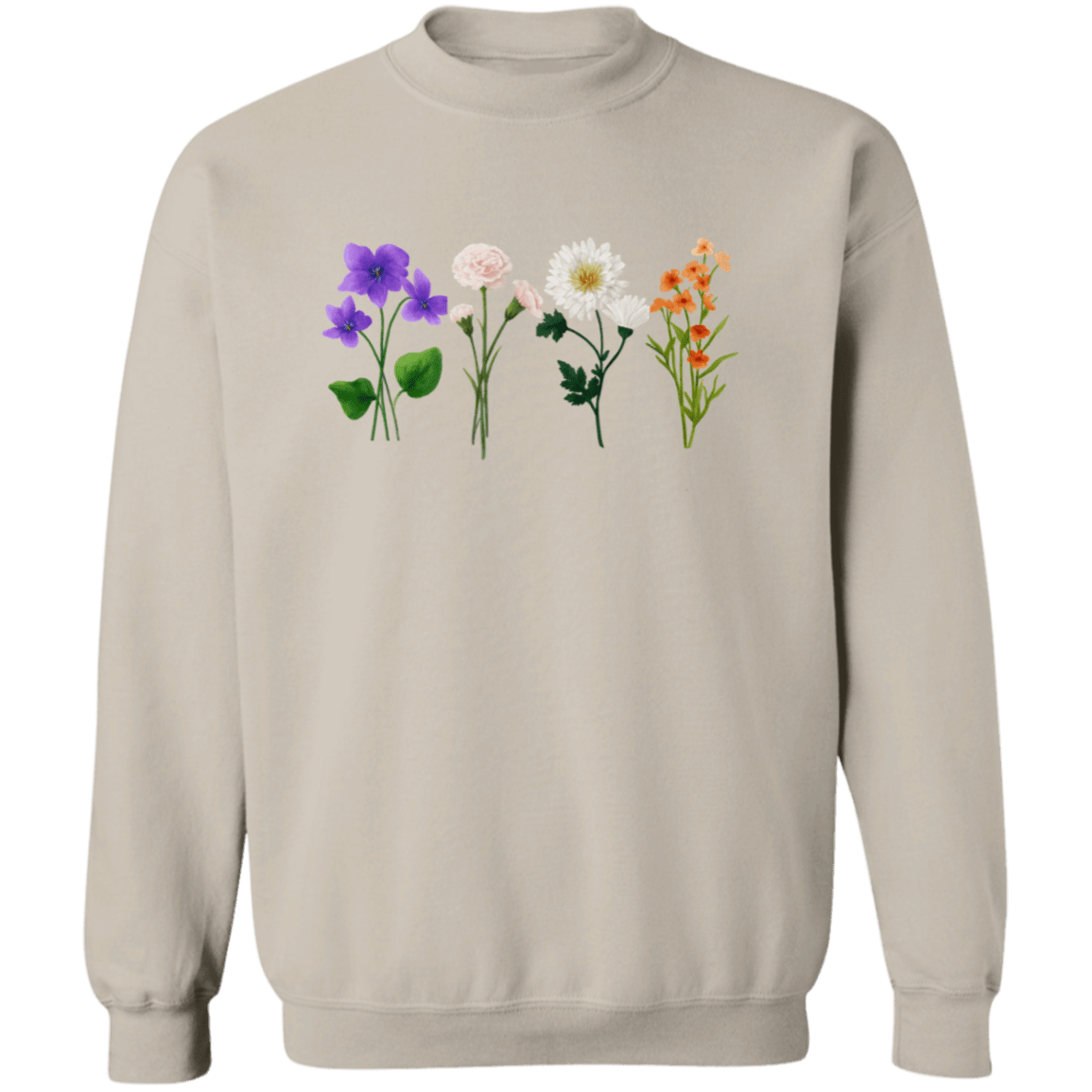 Flower Crewneck Sweatshirt