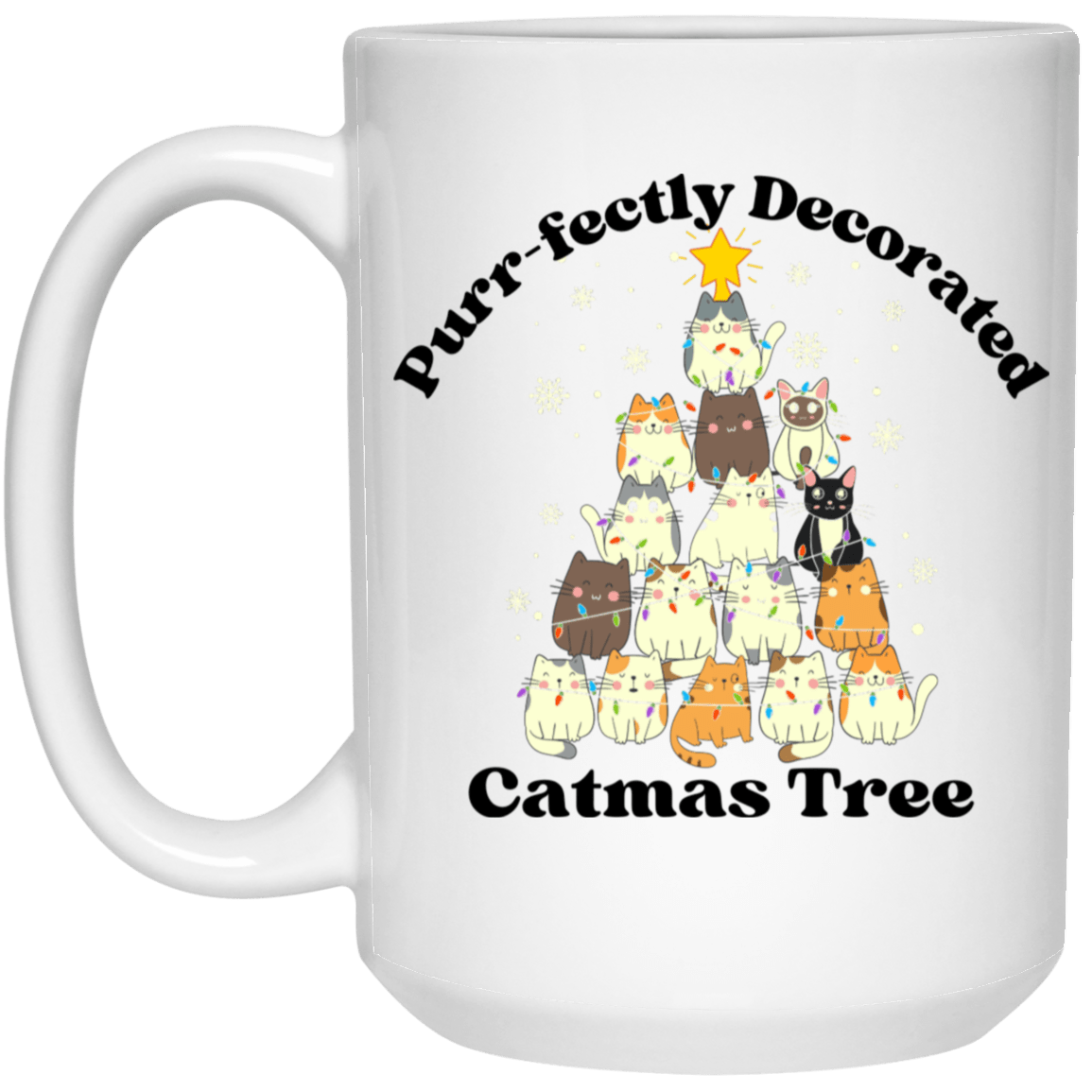 Purr-fectly Decorated 15 oz Mug