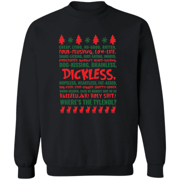 Dickless Crewneck Pullover Sweatshirt