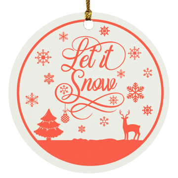 Let It Snow Ornament