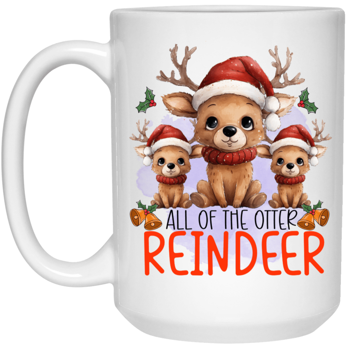 All of The Otter Reindeer 15oz Mug