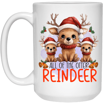 All of The Otter Reindeer 15oz Mug