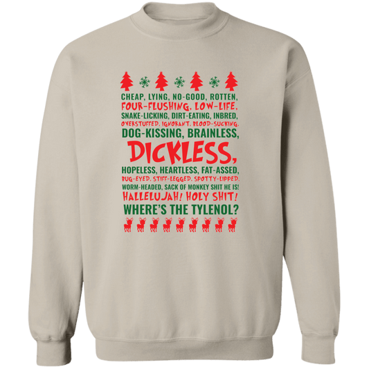 Dickless Crewneck Pullover Sweatshirt