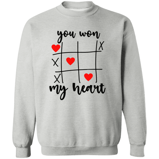 You Won My Heart Crewneck  Sweatshirt