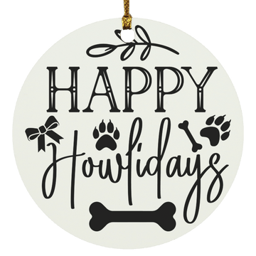 Happy Howlidays Ornament