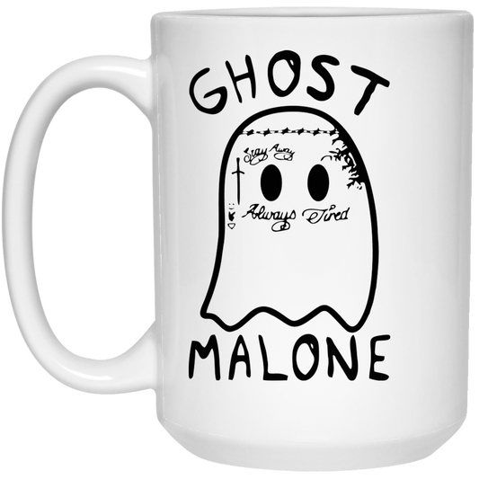 Ghost Malone Mug - Ghost Malone  White Mug - forallmylove39