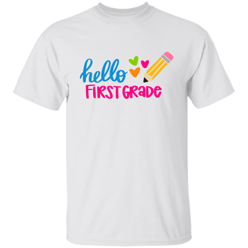 Hello First  Grade Youth 100% Cotton T-Shirt