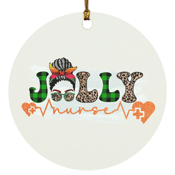 Jolly Nurse  Ornament