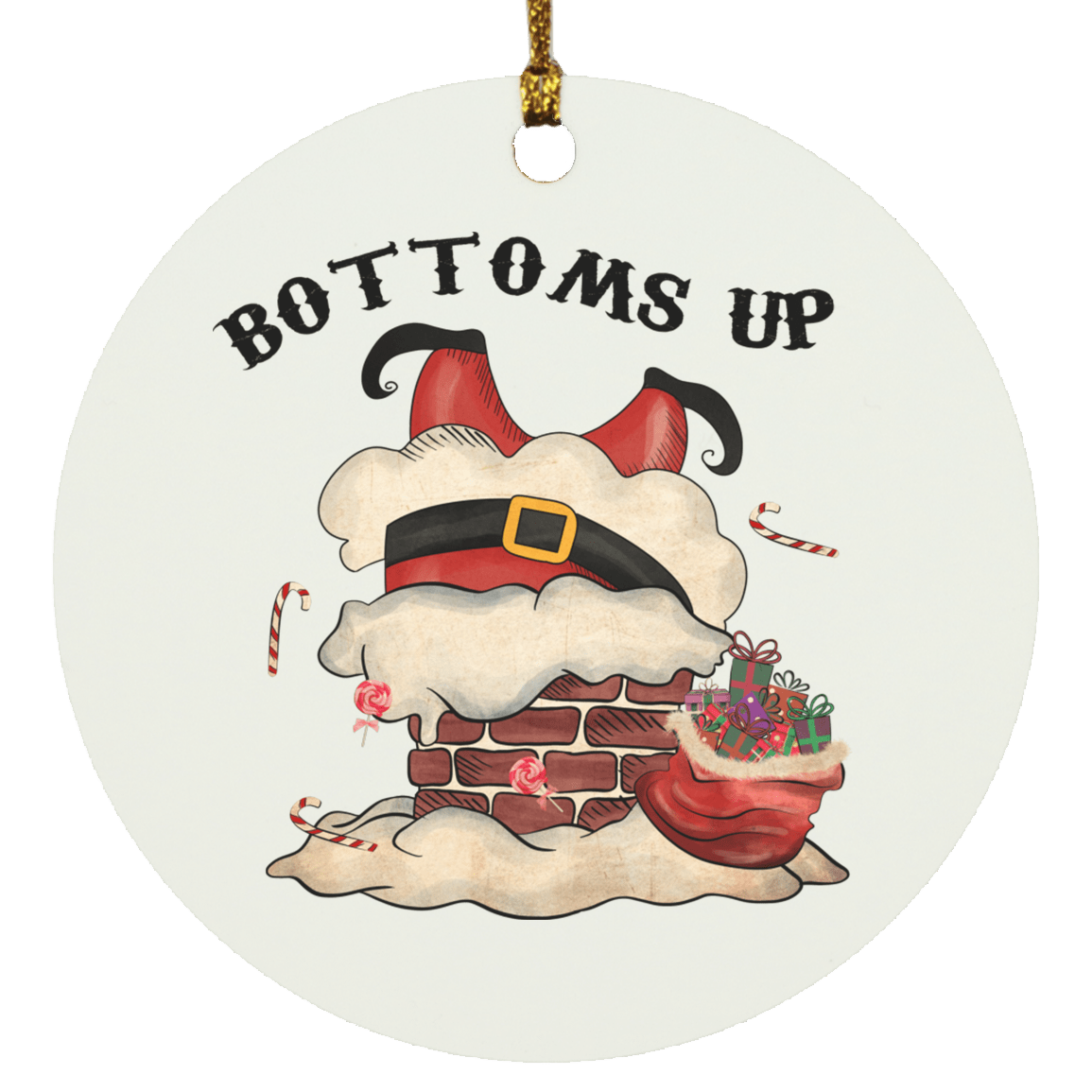 Bottoms Up Ornament