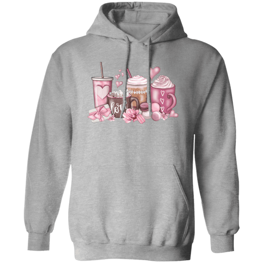 Valentine Coffee Pullover Hoodie