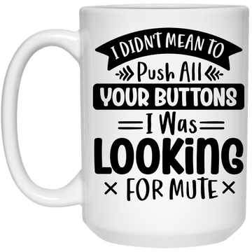 Looking  Mute White Mug