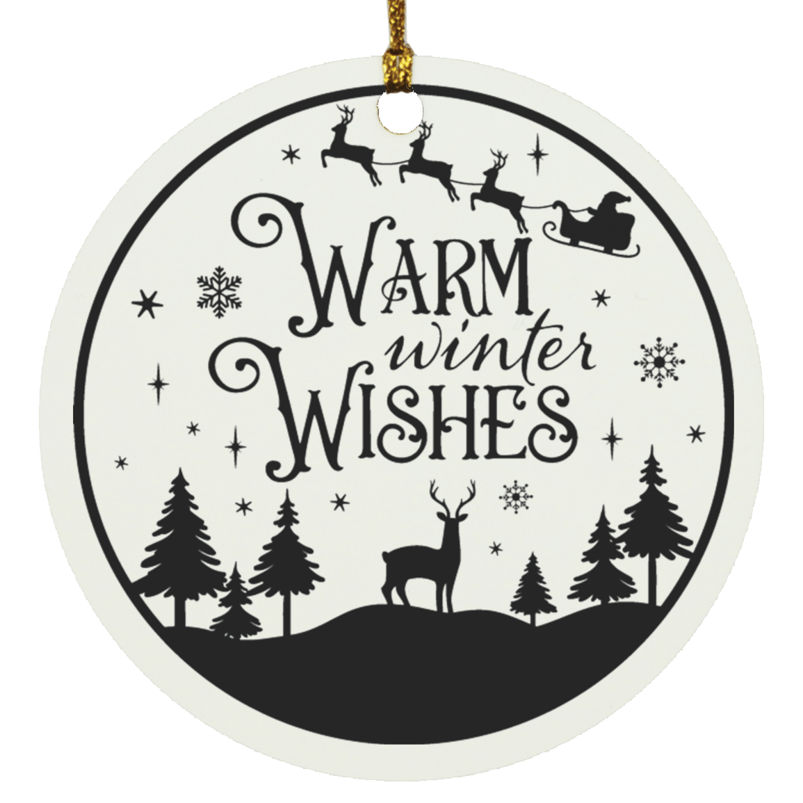 Warm Winter Wishes Ornament
