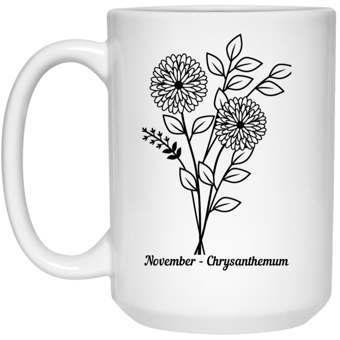 Chrysanthemum 15oz Mug