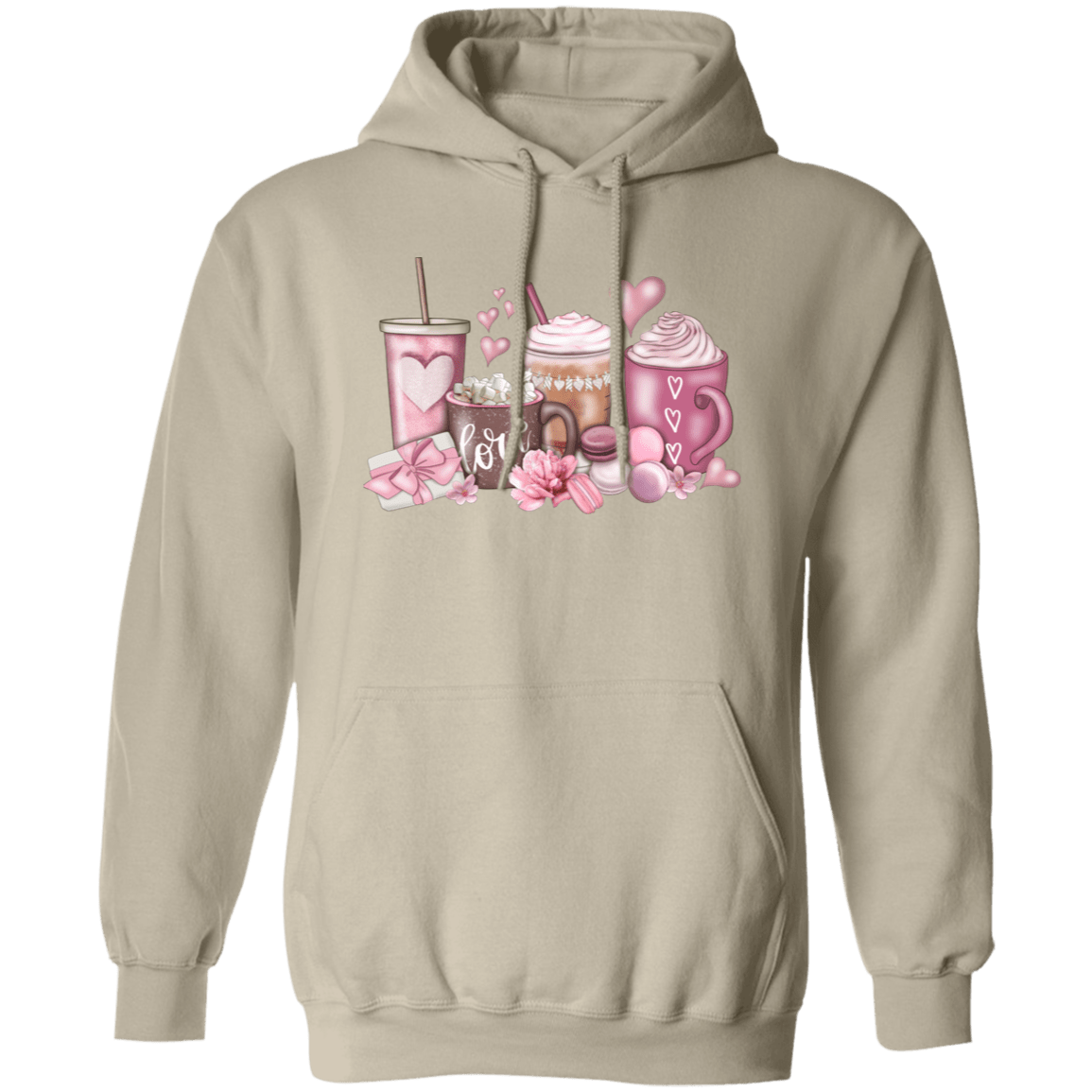 Valentine Coffee Pullover Hoodie