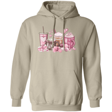Valentine Coffee Pullover Hoodie