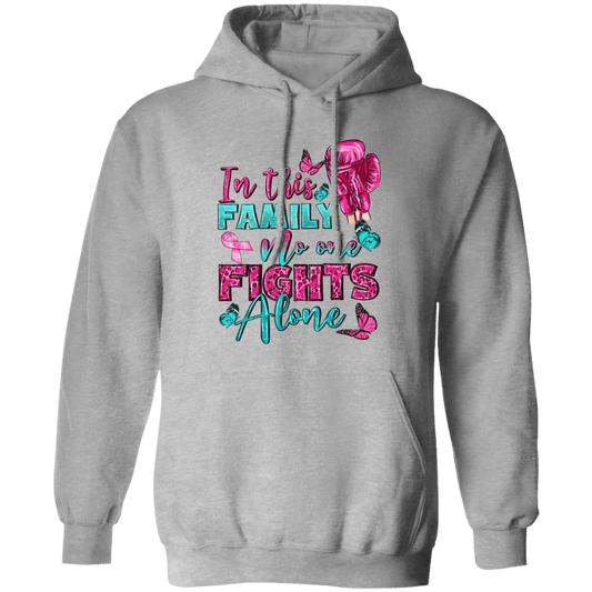 No One Fights Alone  Pullover Hoodie