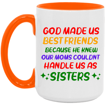 God Made Us  Accent Mug