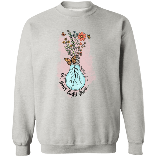 Let Your Light....Crewneck Pullover Sweatshirt