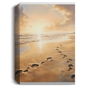 Footprint in the Sand Canvas