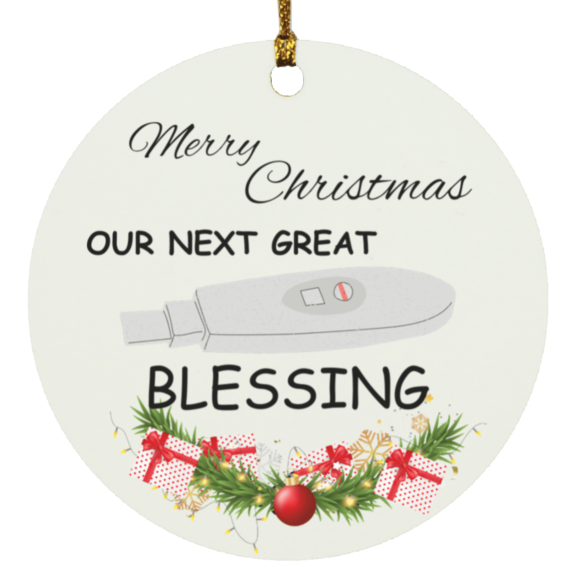 Our Next Blessing  Ornament
