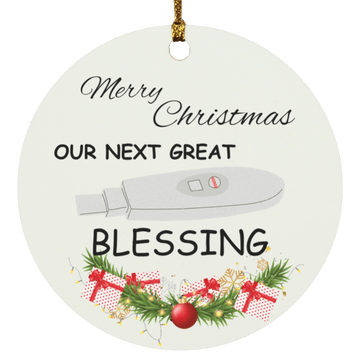 Our Next Blessing  Ornament