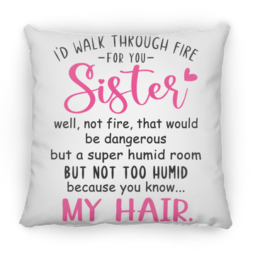 Sister Medium Square Pillow