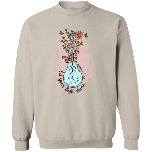 Let Your Light....Crewneck Pullover Sweatshirt