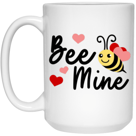 Bee Mine 15oz White Mug