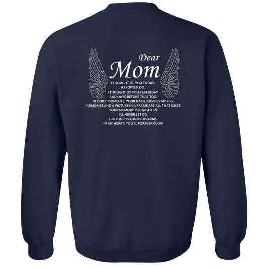 Dear Mom Crewneck Sweatshirt