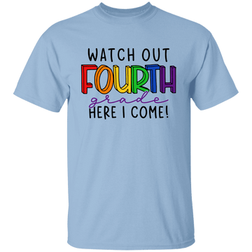 Watch Out Fourth Grade Youth 100% Cotton T-Shirt