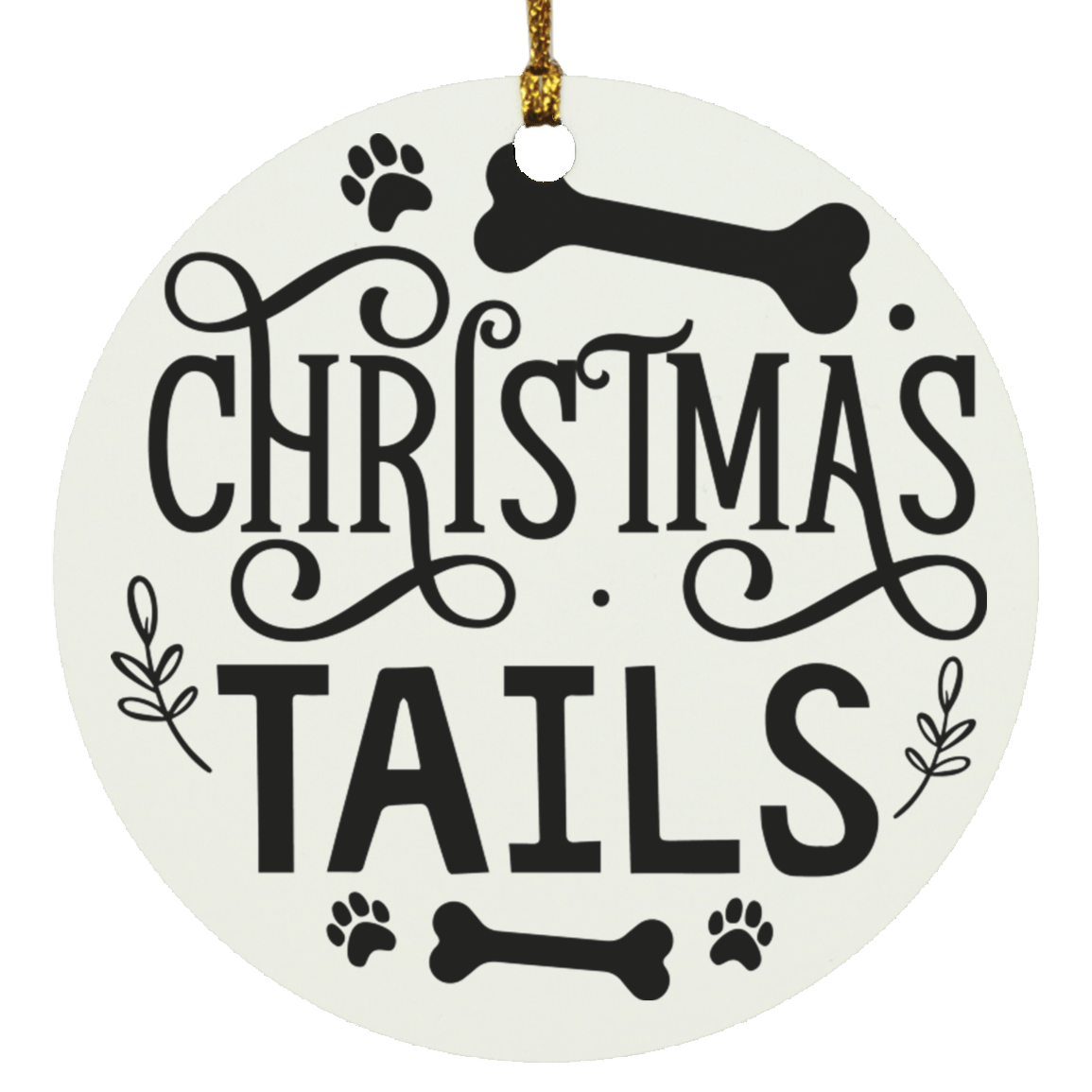 Christmas Tails Ornament