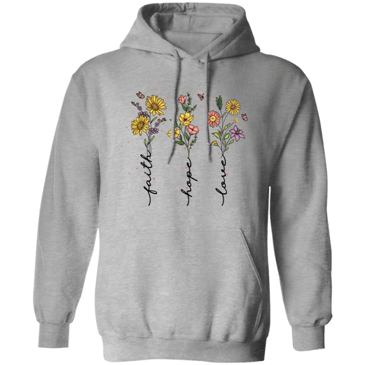 Faith Hope Love Pullover Hoodie