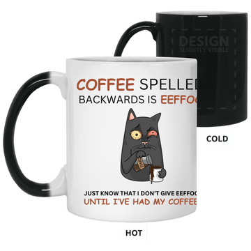 Coffee Spelled.... Color Changing 11 oz Mug