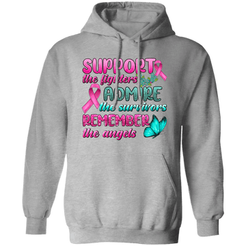 Support the Fighter Pullover Hoodie