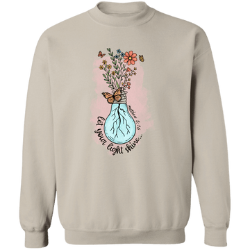 Let Your Light....Crewneck Pullover Sweatshirt