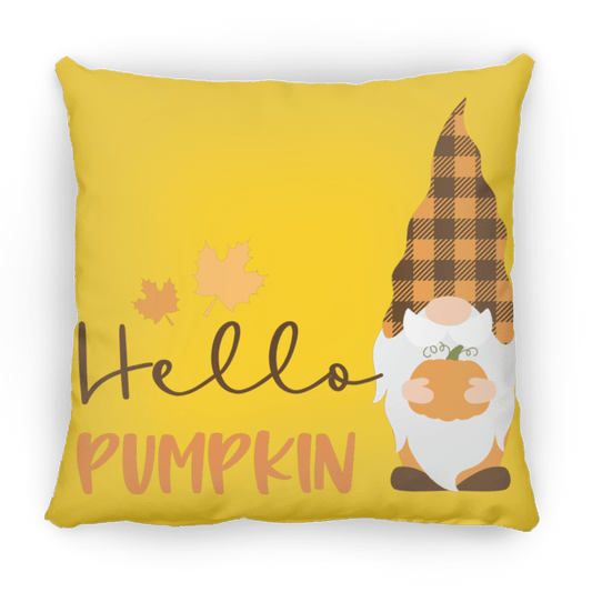 Hello Pumpkin Medium Square Pillow