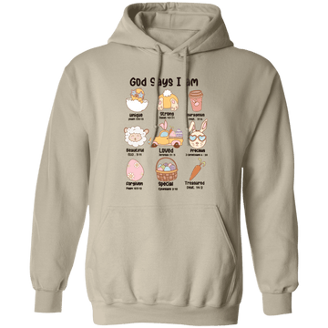 God Says I Am Pullover Hoodie