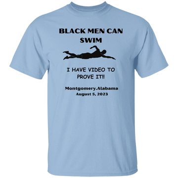 Black Men Can Swim T-Shirt