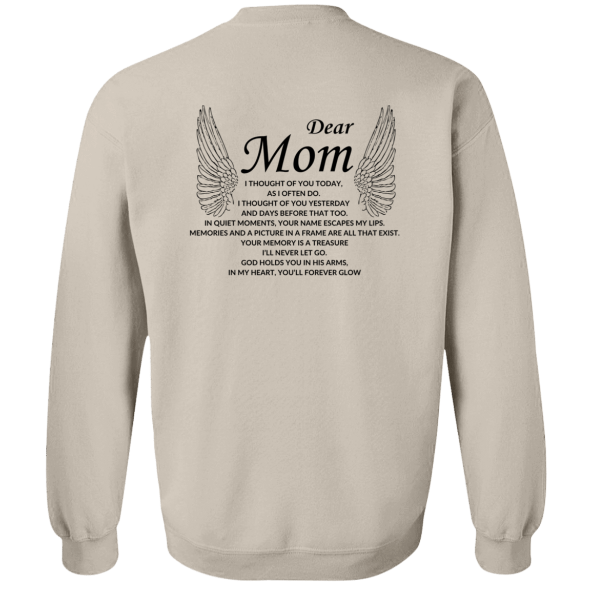 Dear Mom Crewneck  Sweatshirt