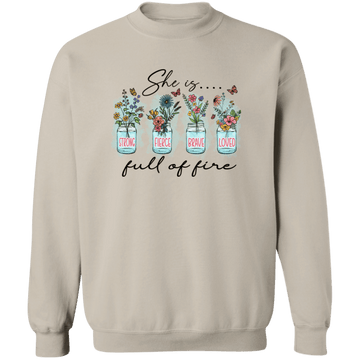 She is...Crewneck Pullover Sweatshirt