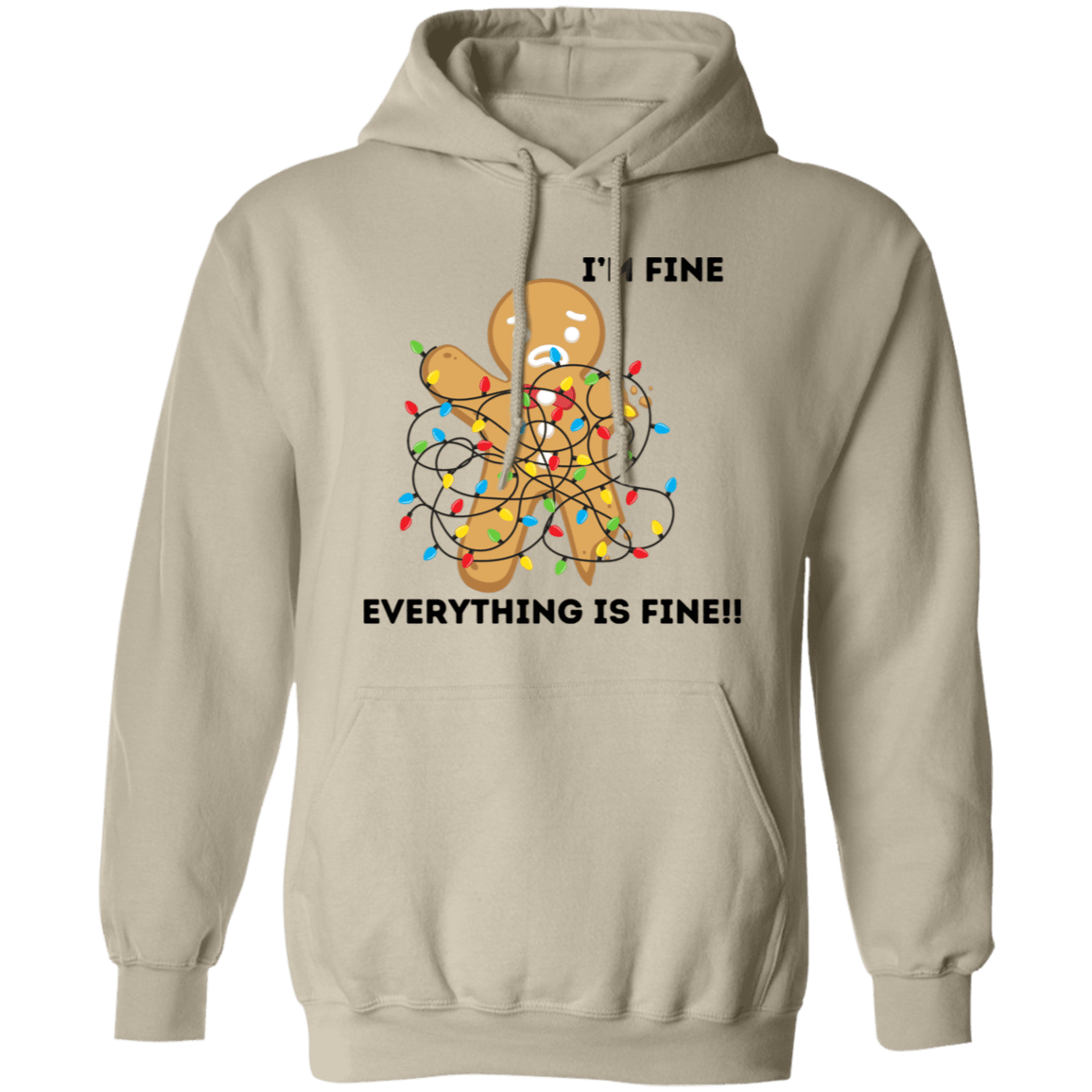 I'm Fine Pullover Hoodie