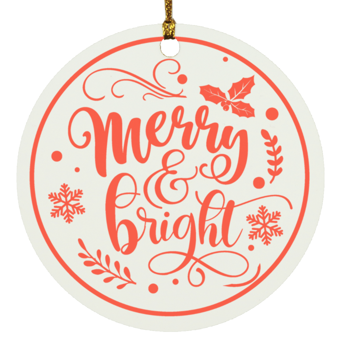 Merry & Bright Ornament
