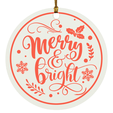 Merry & Bright Ornament