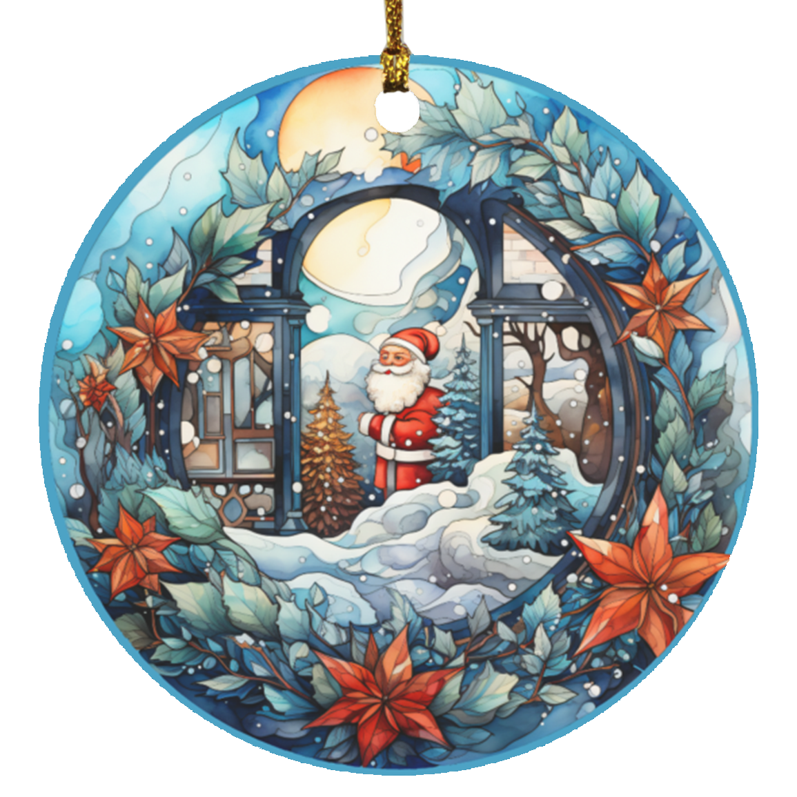 Faux Stained Glass Ornament
