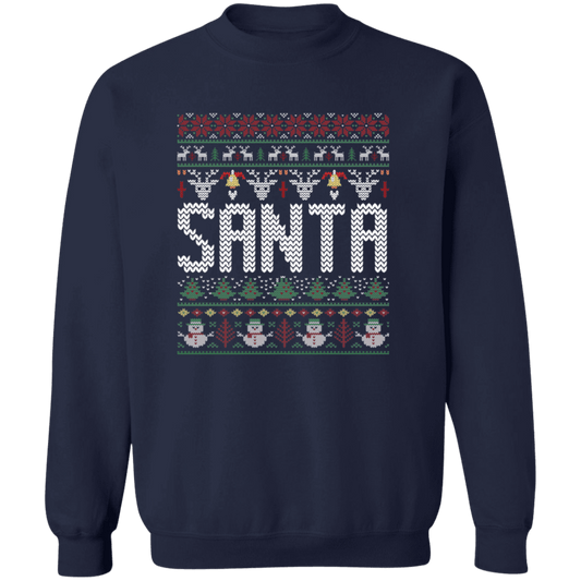 Santa Crewneck Pullover Sweatshirt