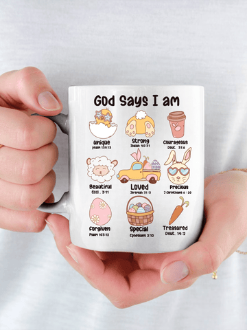 God Says I Am 15 oz Mug